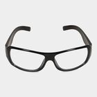 Men's Plastic Clear Glass Sport Sunglasses, , small