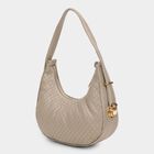 Women's Beige Polyurethane Hand Bag, , small image number null