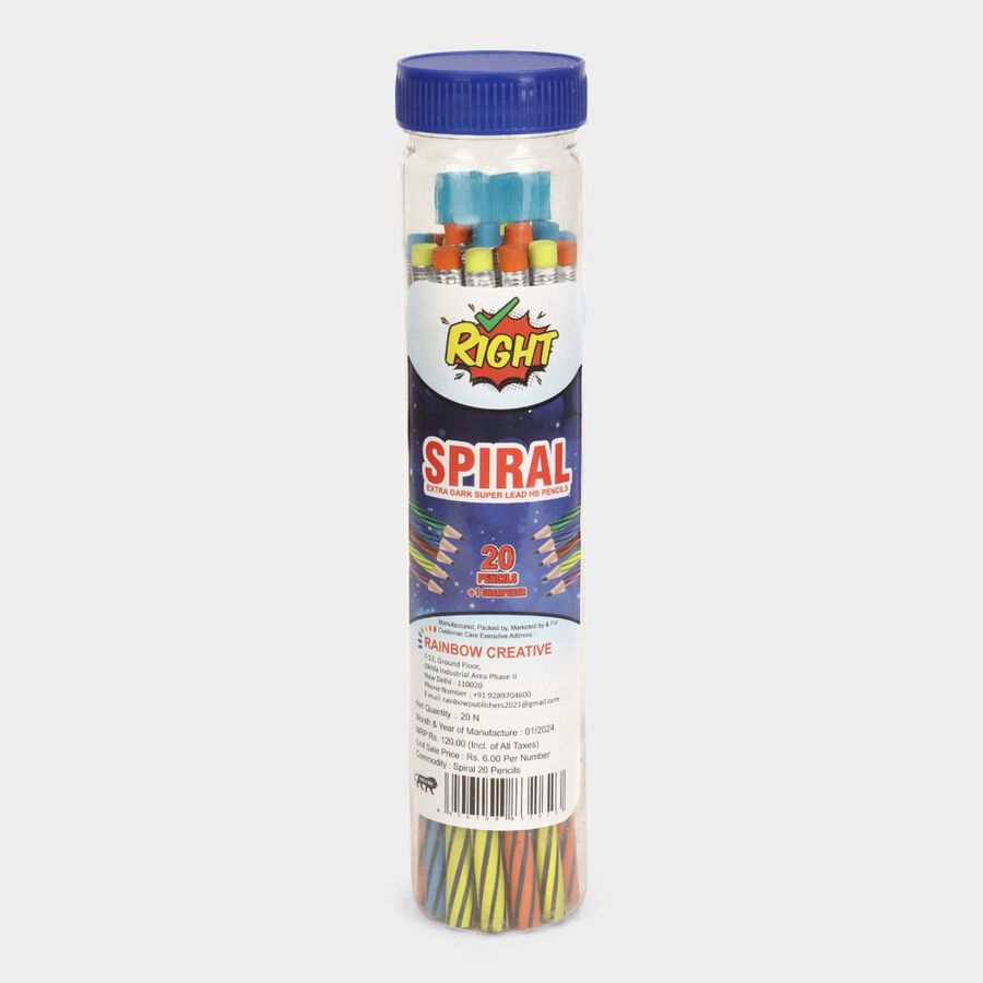 20 Pencils Jar With Sharpener, , large image number null