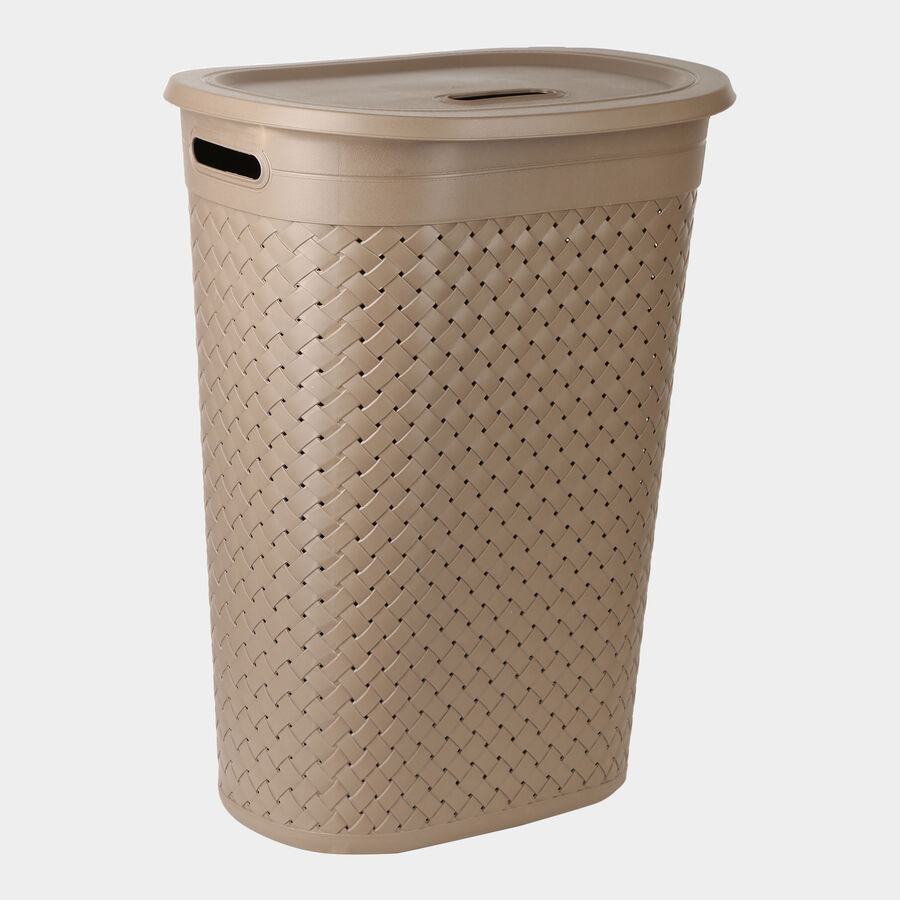 54 L Plastic Laundry Basket, , large image number null