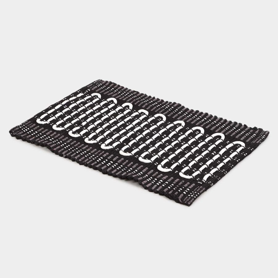 Grey Polyester Cotton Door Mat, , large image number null