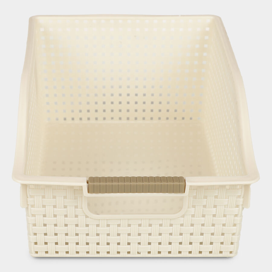 Beige Mint Plastic Basket, , large image number null