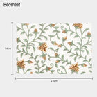 White Microfiber Single Bedsheet, , small image number null