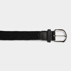 Women's Black Nylon And Polyester Belt, , small image number null