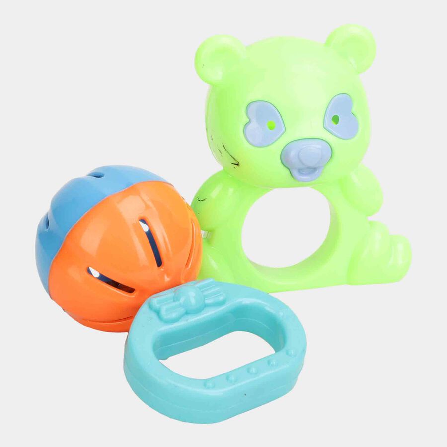 Baby Rattles, Set of 4(Colour/Design May Vary), , large image number null