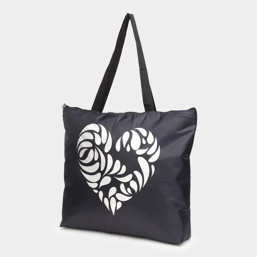 Navy Blue Fabric-Nylon Bag, , large image number null