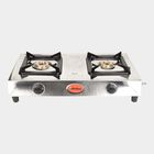 2 Burner Stainless Steel Lp Gas Stove, , small image number null