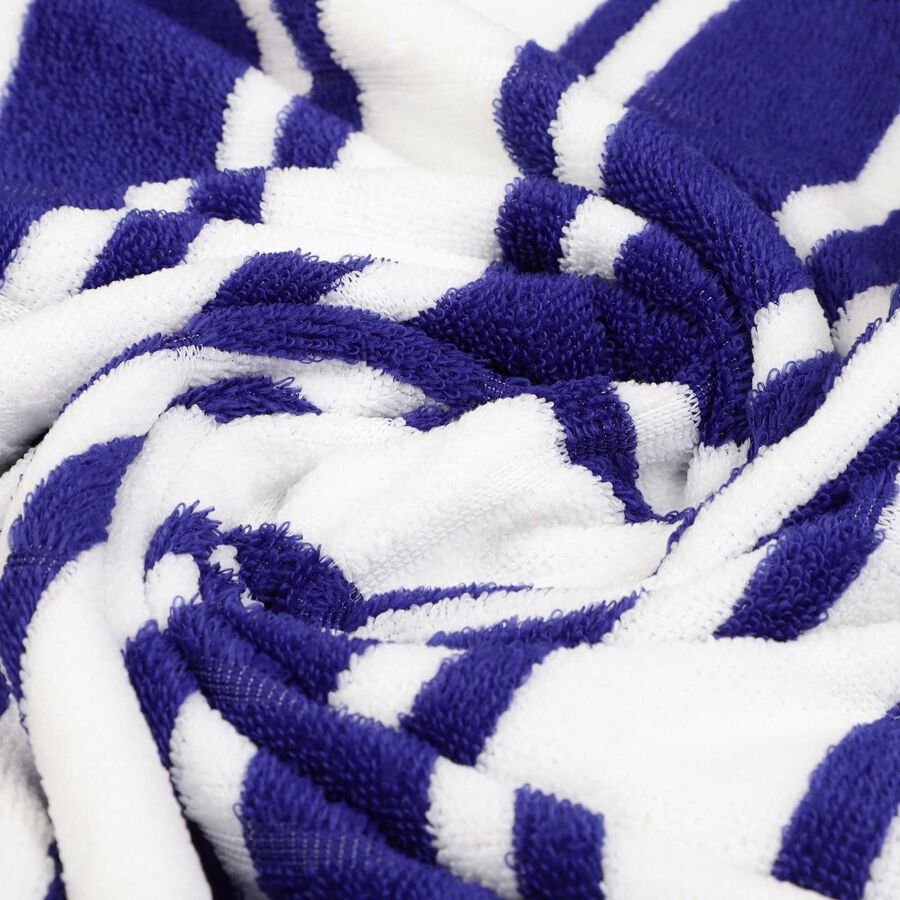 155 GSM Blue Microfiber Bath Towel, , large image number null