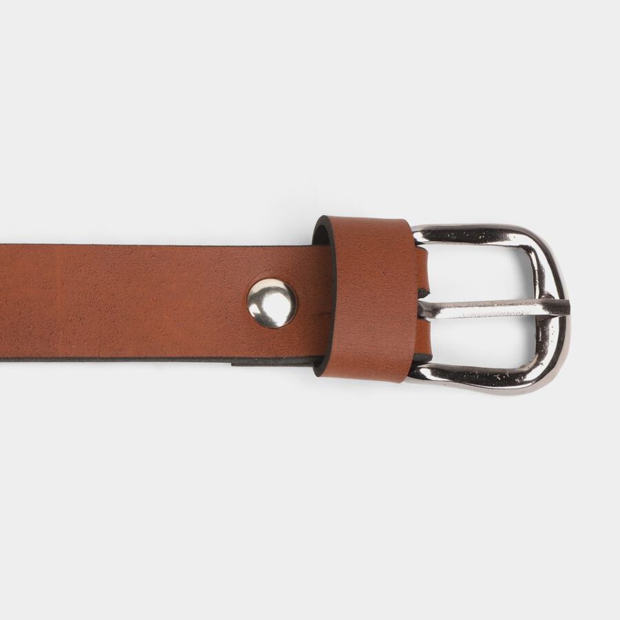 Women's Tan Polyurethane Belt, , large image number null