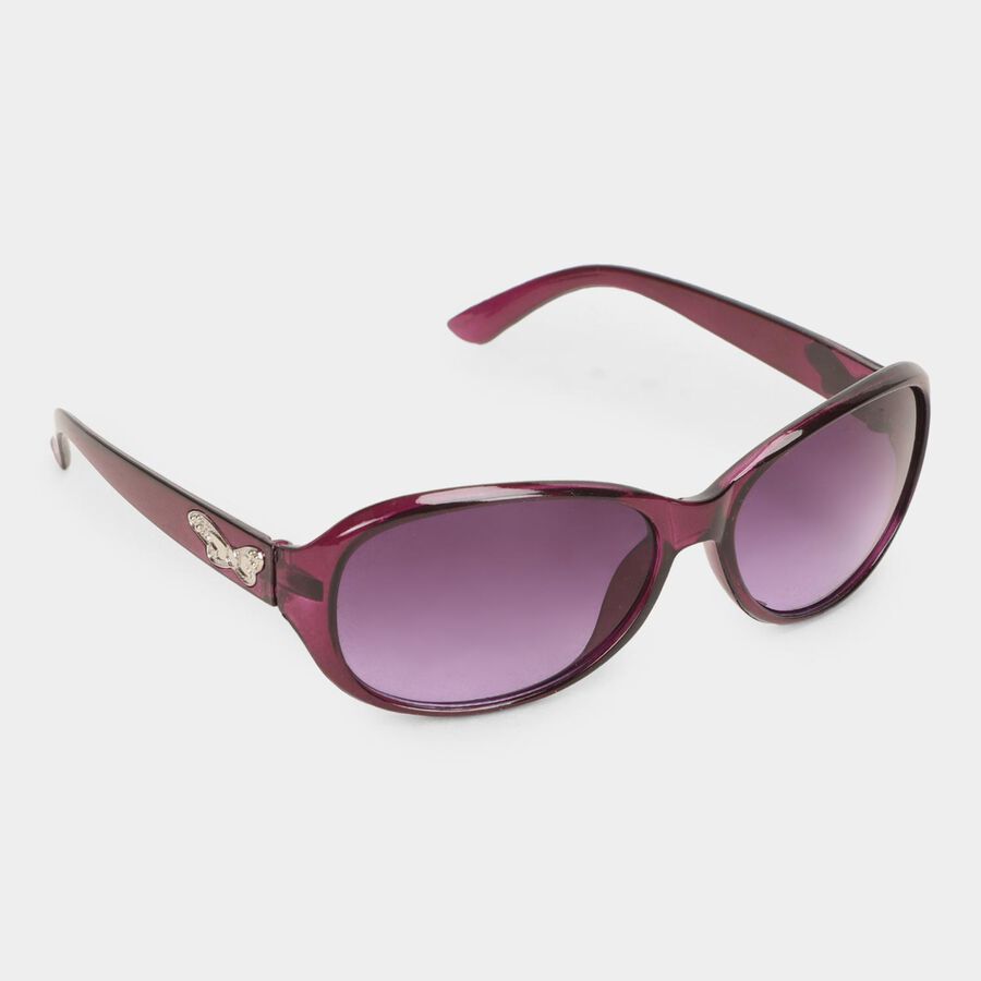 Women's Plastic Gradient Round Sunglasses, , large image number null