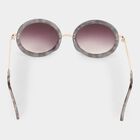 Women's Plastic Gradient Round Sunglasses, , small image number null