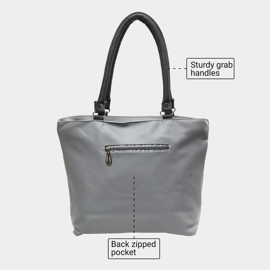 Women's Polyurethane Tote Bag, Medium Size, , large image number null