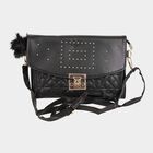 Women's Polyurethane Zipper Sling Bag, , small image number null