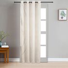 9ft. off-White Microfiber Long Door Curtain, , small image number null