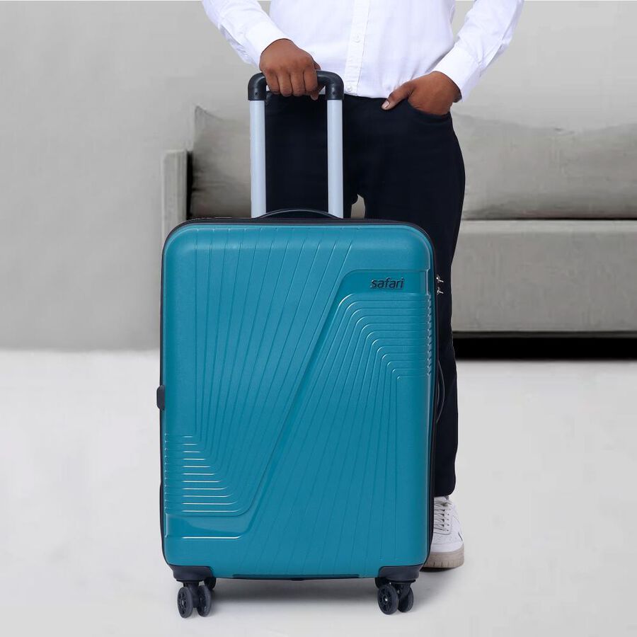 Dark Blue Polyester Duffle Trolley, , large image number null