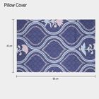 120 GSM Blue Polycotton Double Bedsheet, , small image number null