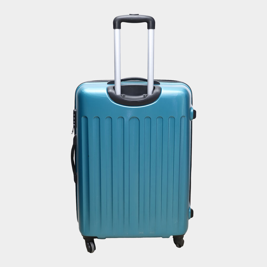 4-Wheel Teal PVC Matee Hard Case Trolley, Large, , large image number null