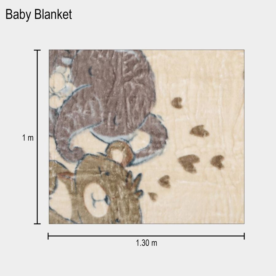 Kid's Blue Microfiber Blanket , , large image number null