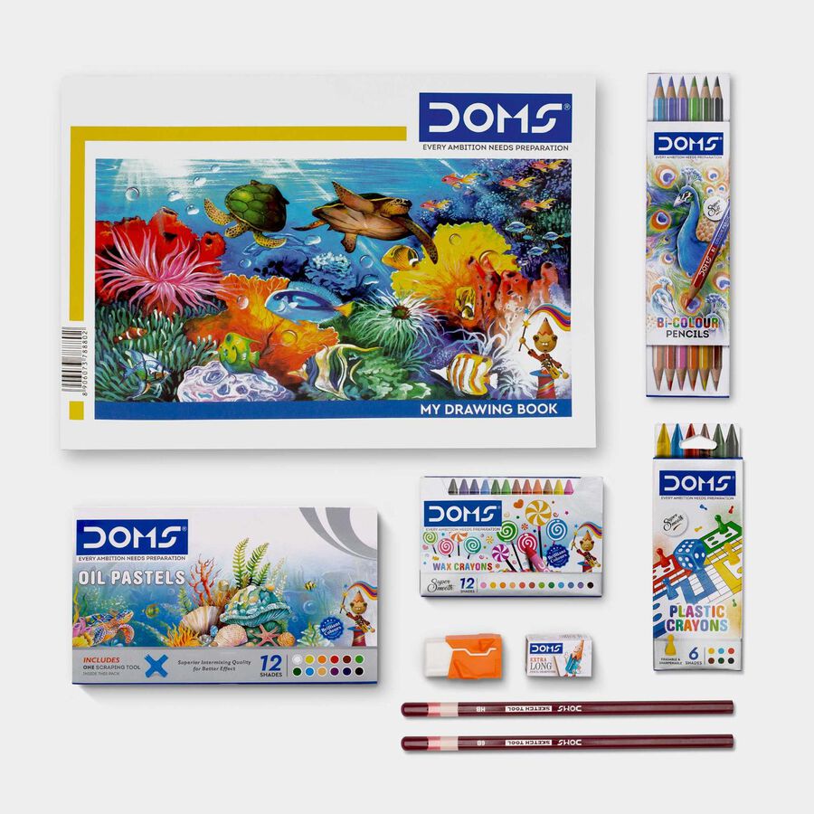 Stationery Kit-10 Pcs, , large image number null