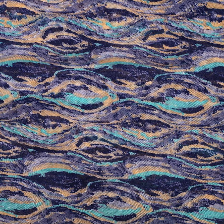 Women's Grey Nylon/Polyester Scarf, , large