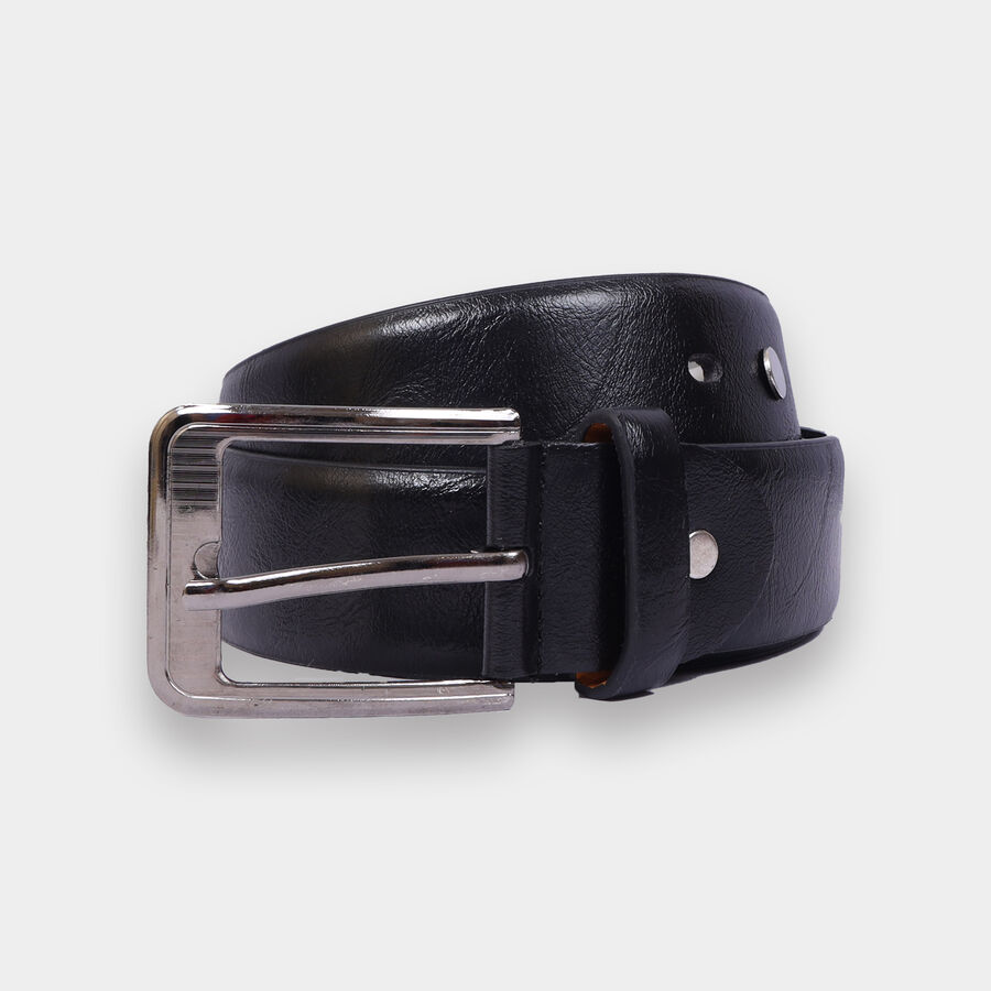 Men's Polyurethane Casual Belt, Size 32, Smooth/Plain, , large image number null