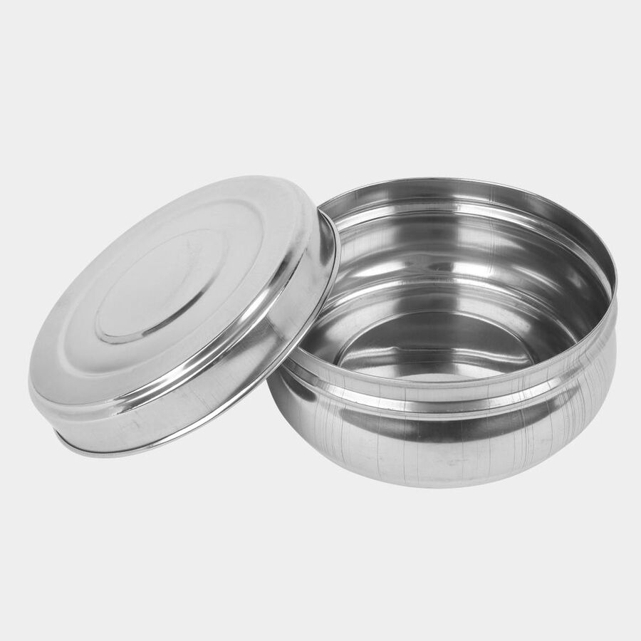 250 ml Stainless Steel Poori Dabba, , large image number null