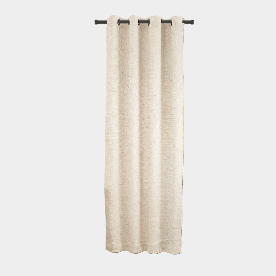 7ft.Cream Polyester Curtain , , large image number null