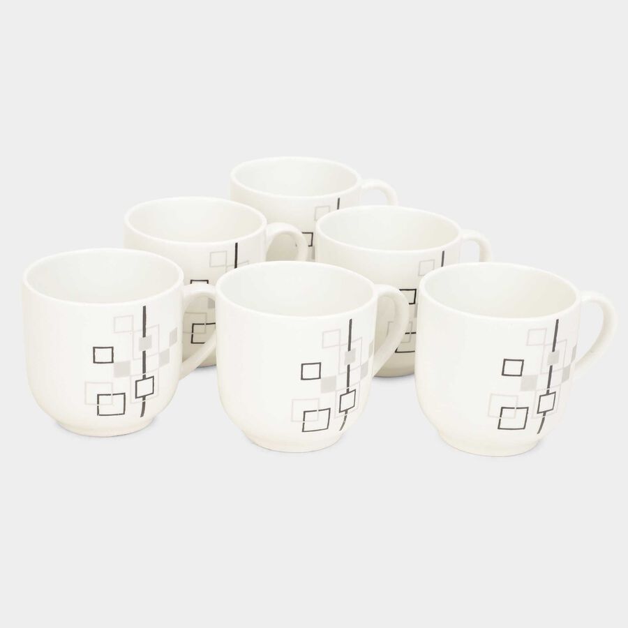 Bone China Mug, 150 ml, Set of 6, , large image number null