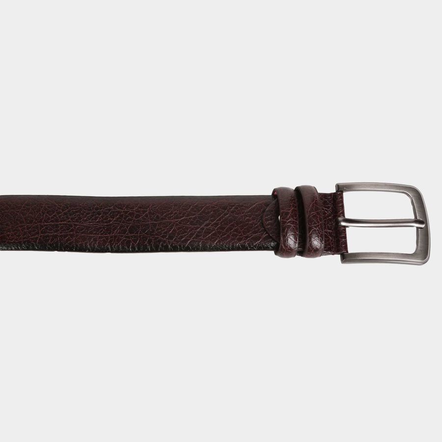 Men's Brown Polyurethane Casual Belt, , large