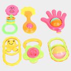 Baby Rattles, Set of 6(Colour/Design May Vary), , small image number null