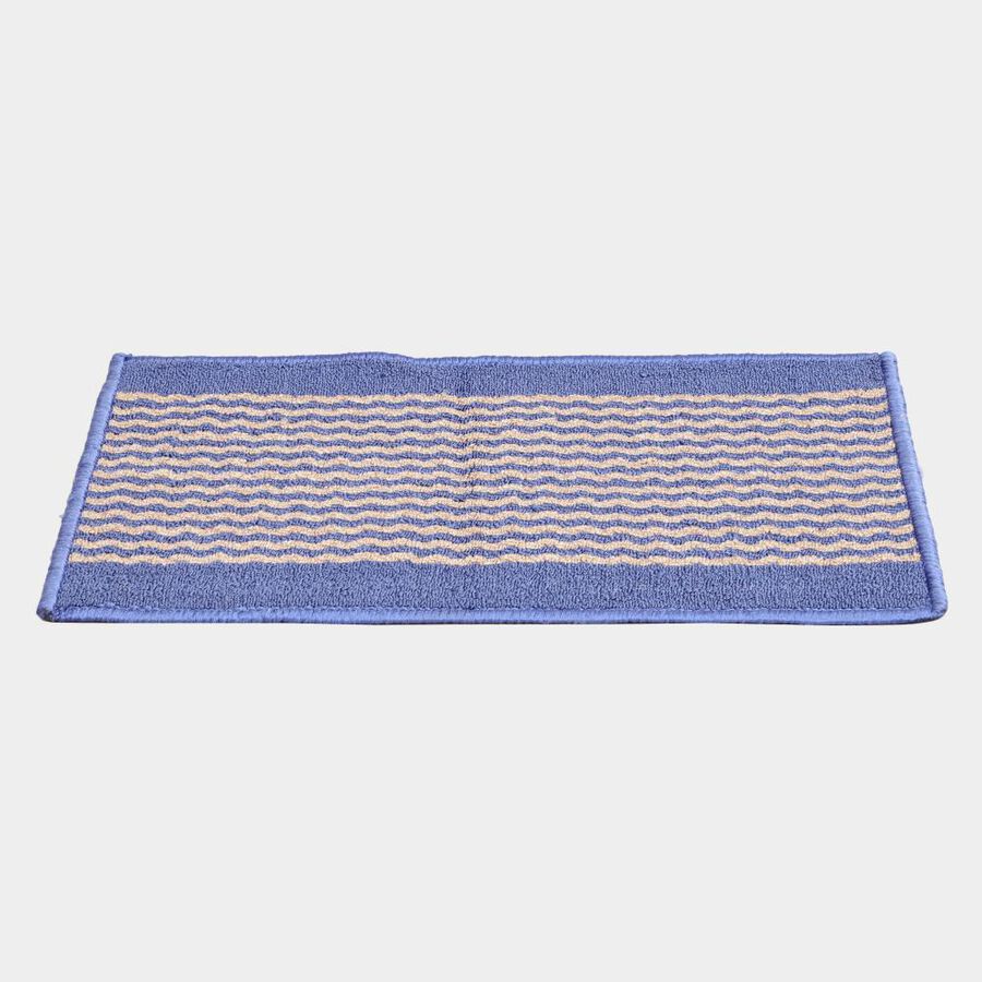 Anti-SKId Blue Polyester Door Mat, , large image number null