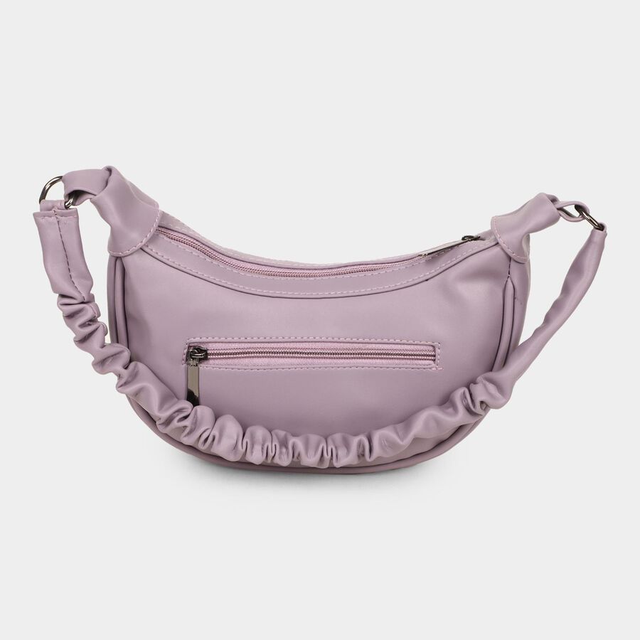Women's Lilac Polyurethane Sling Bag, , large image number null