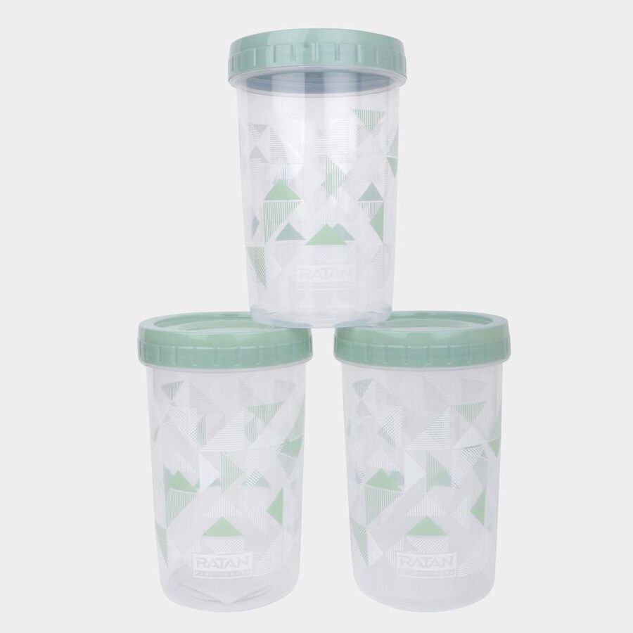 1 L Plastic Container Set of 3, , large image number null