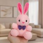 Kid's Cute Pink Bunny Rabbit Plush Toy, , small