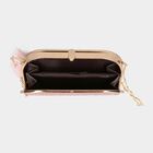 Women's Light Pink Polyurethane Clutch Bag, , small image number null