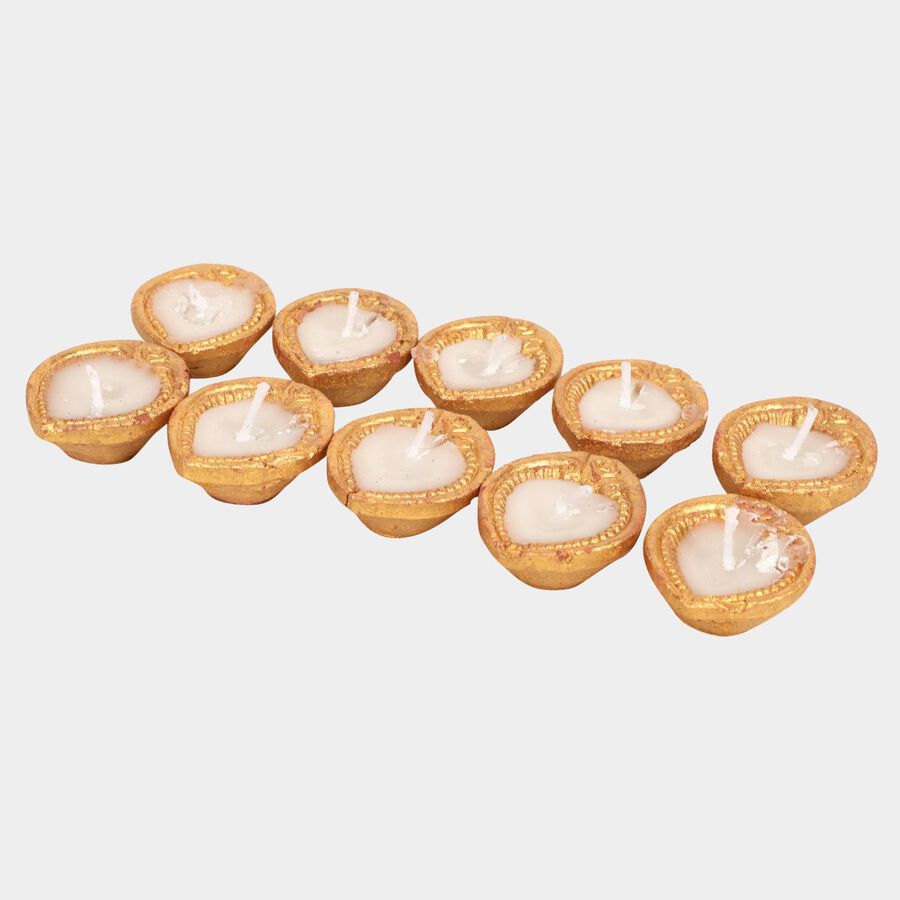 Clay Diya Set of 10, , large image number null