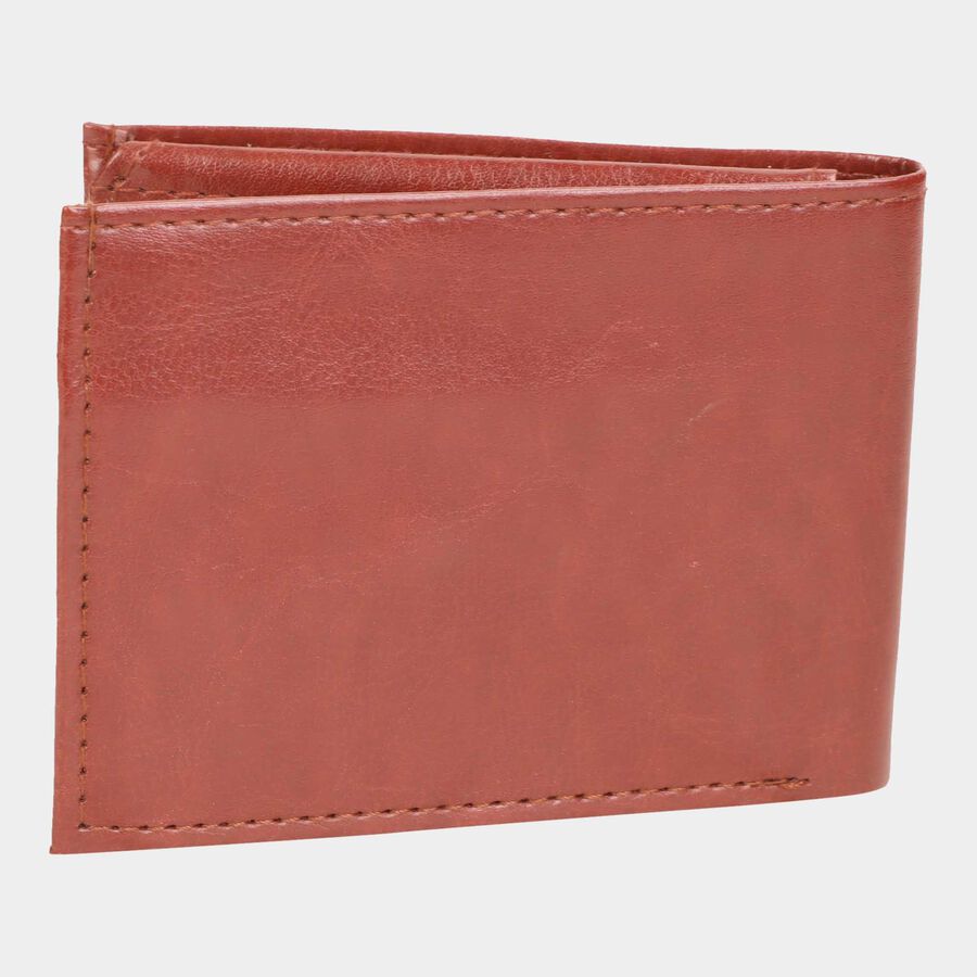 Men's Tan Polyurethane Wallet, , large image number null