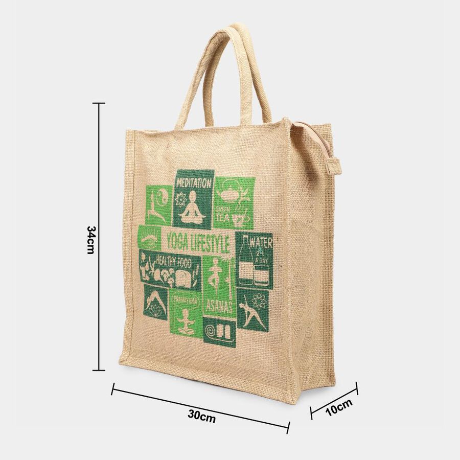 Beige Jute Bag , , large image number null