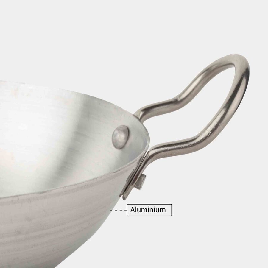 0.45 L Aluminium Kadhai, , large image number null