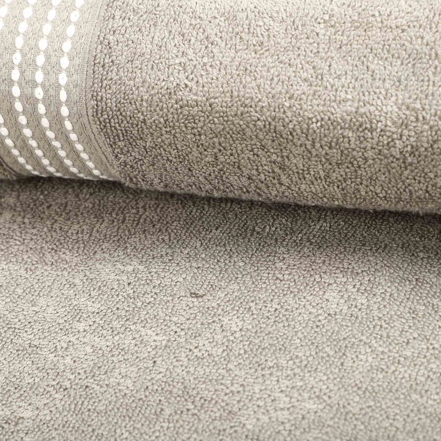 370 GSM Grey Cotton Bath Towel, , large