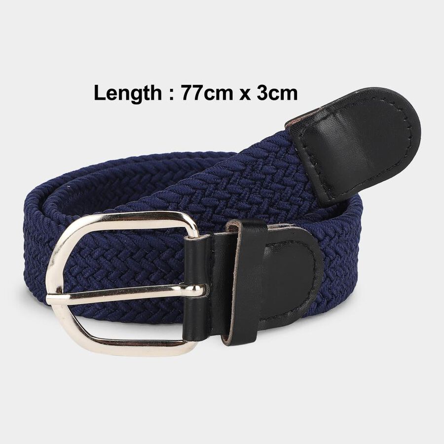 Black Nylon/Polyester Belt, , large
