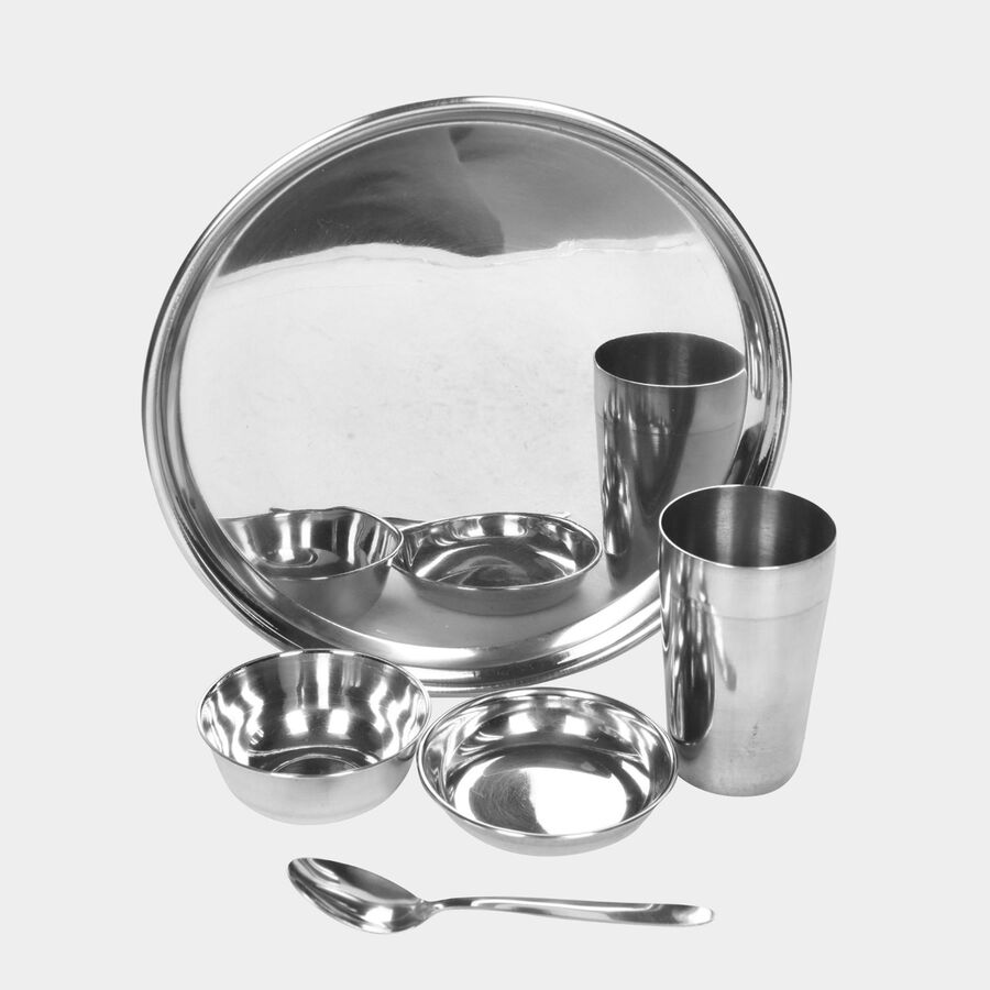 30 Pcs. Steel Dinner Set, , large image number null