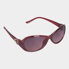 Women's Plastic Gradient Oval Sunglasses, , small