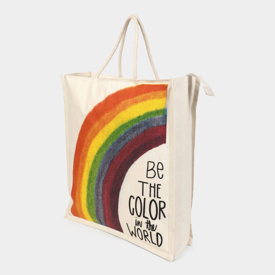 off-White Canvas Bag, , large