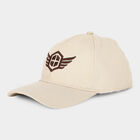 Men's Beige Fabric Cap, , small