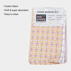 Set of 3 Cotton Kitchen Napkin, , small image number null