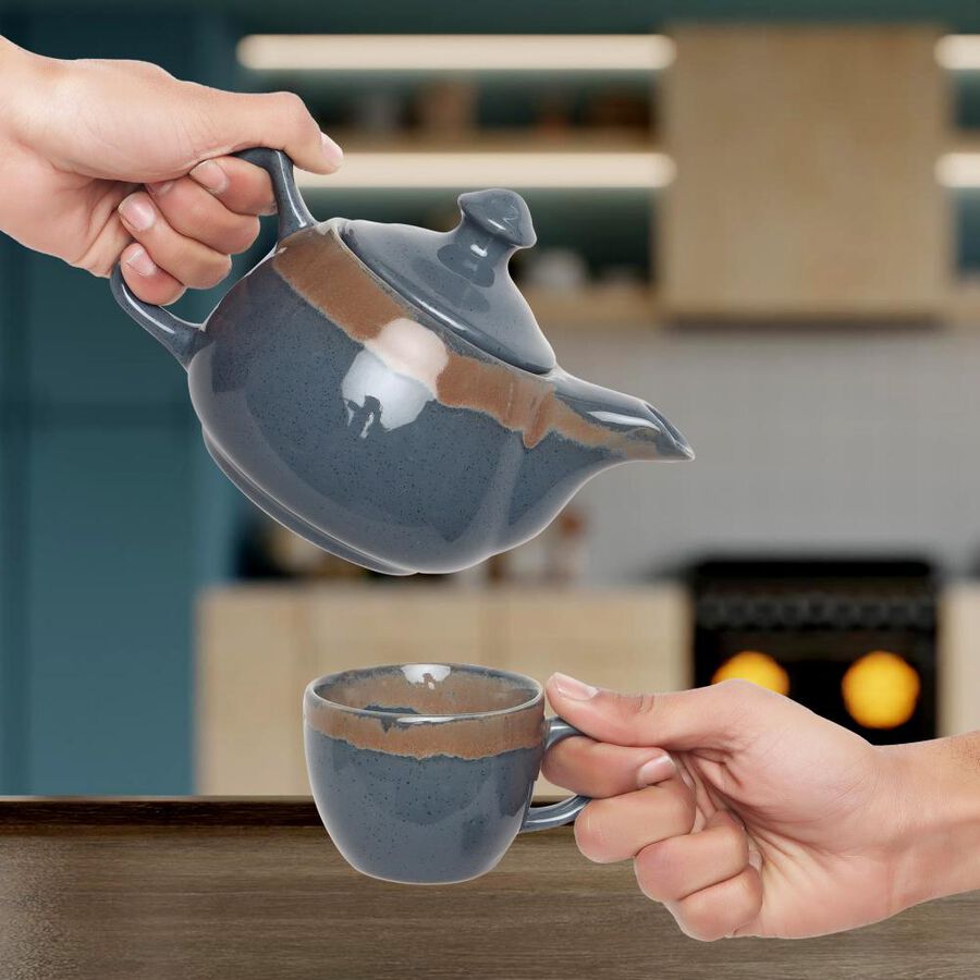 5 Pcs. Stoneware Tea Set, , large image number null