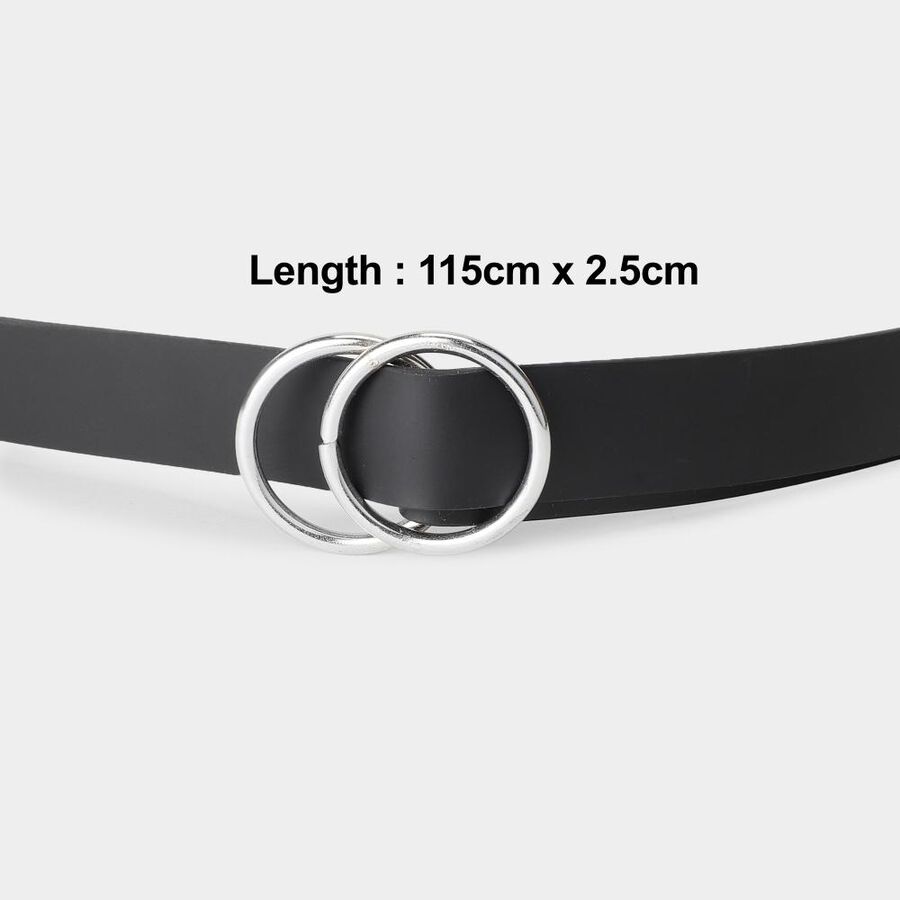 Black Pu Belt, , large