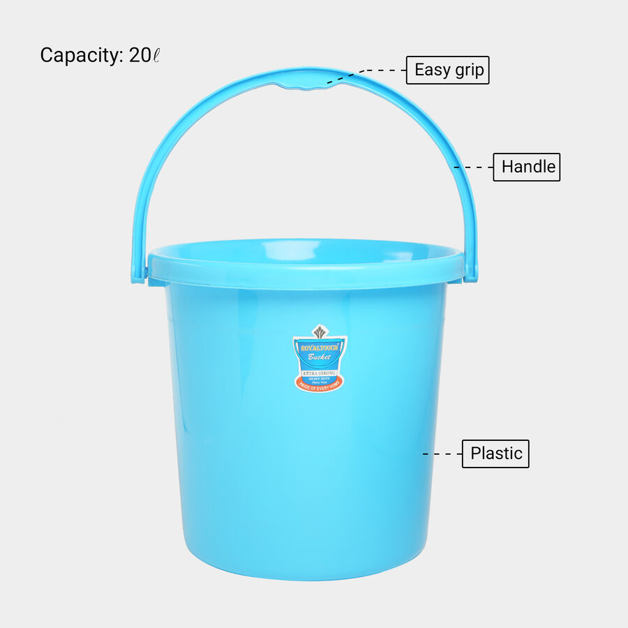 20 L Plastic Bucket, , large image number null