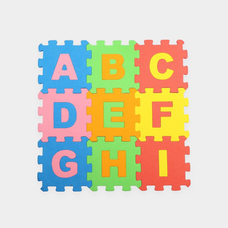 Kids Interlocking Alphabet and Number Foam Mat Set, , large